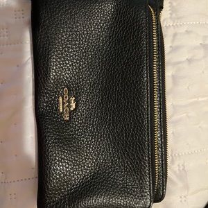 Coach Double Zipper Clutch/ wristlet